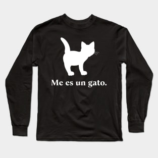 I'm A Cat (Lingua Franca Nova) Long Sleeve T-Shirt